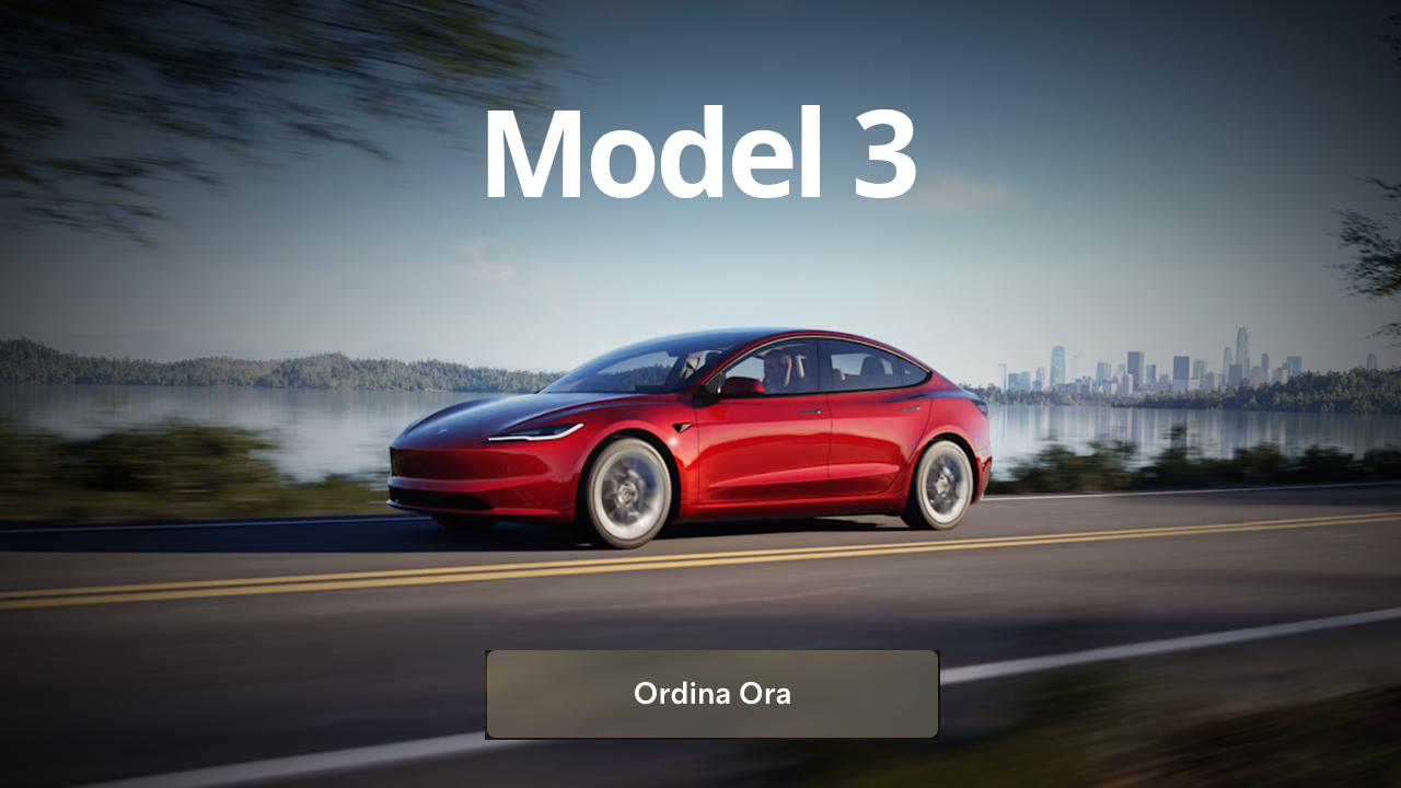 model 3 ordina ora