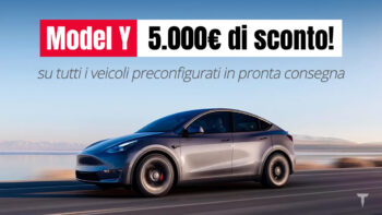 tesla model y 5000 euro sconto preconfigurati