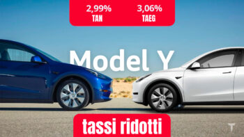 tesla model y tassi ridotti