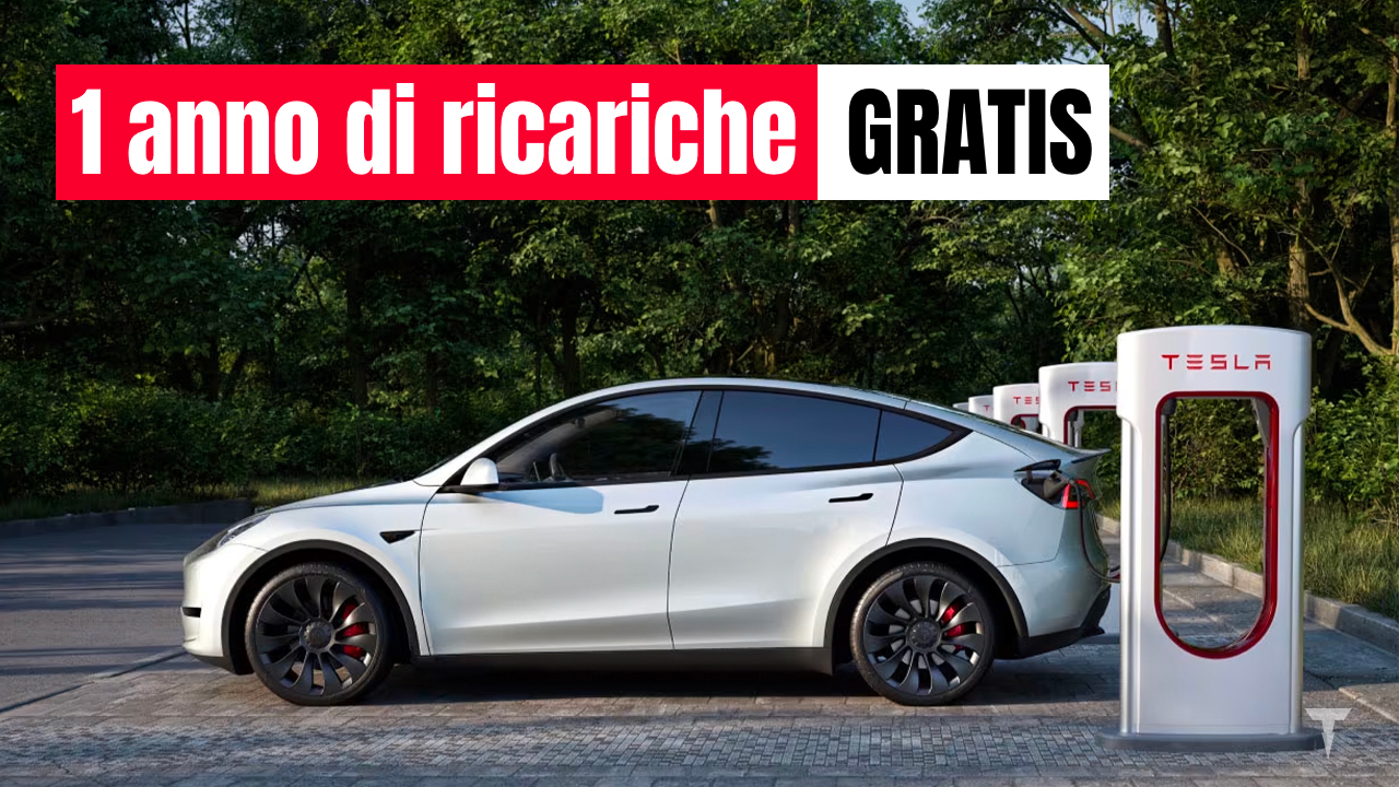 1 anno di ricariche gratis model y